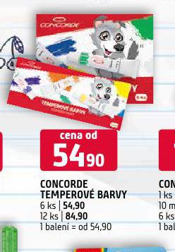 CONCORDE TEMPEROV BARVY