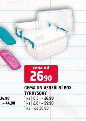 GEMA UNIVERZLN BOX 