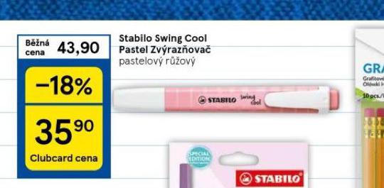 STABILO SWING COOL PASTEL ZVRAZOVA