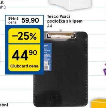 TESCO PSAC PODLOKA S KLIPEM