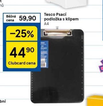 TESCO PSAC PODLOKA S KLIPEM