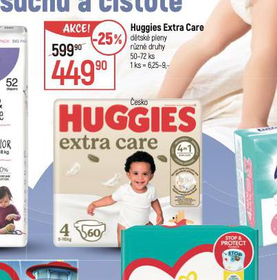 HUGGIES EXTRA CARE DTSK PLENY