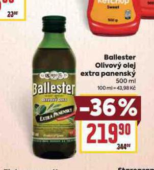 BALLESTER EXTRA PANENSK OLIVOV OLEJ