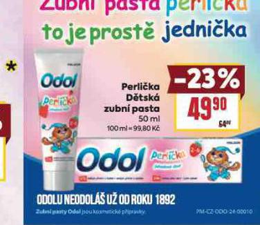 ODOL PERLIKA ZUBN PASTA