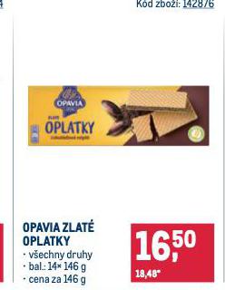 OPAVIA ZLAT OPLATKY