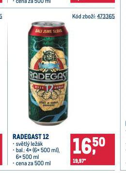 PIVO RADEGAST