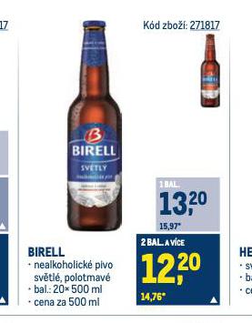 BIRELL NEALKOHOLICK PIVO