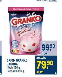 ORION GRANKO S JAHODOVOU PCHUT