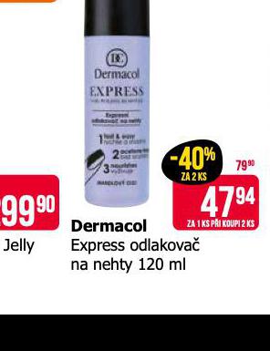 DERMACOL EXPRESS ODKLAKOVA NA NEHTY