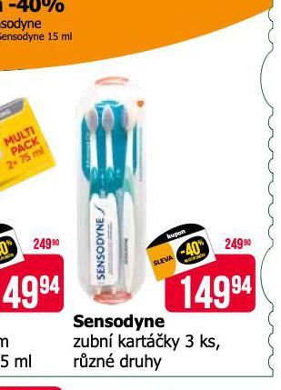 SENSODYNE ZUBN KARTEK