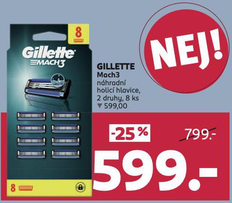 GILLETTE MACH3 NHRADN HLAVICE