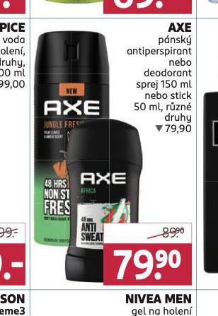 AXE ANTIPERSPIRANT, DEODORANT, STICK