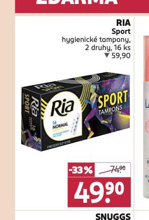 RIA SPORT HYGIENICK TAMPONY