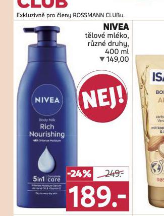 NIVEA TLOV MLKO