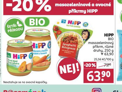 HIPP BIO MASOZELENINOV PKRM