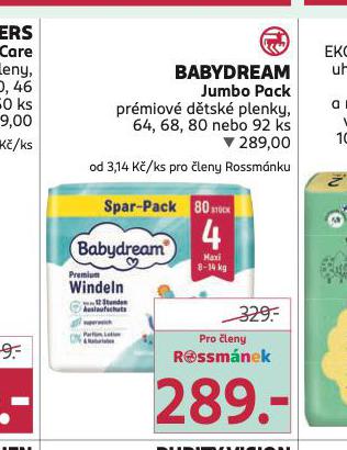 BABYDREAM JUMBO PACK