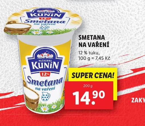 SMETANA NA VAEN 12%