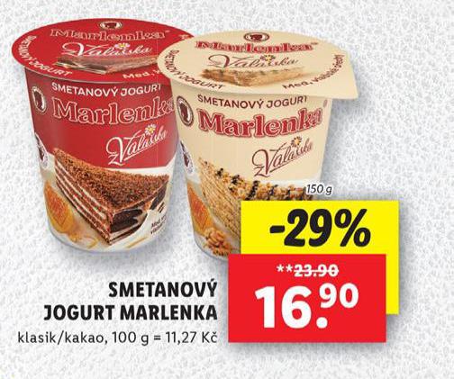 SMETANOV JOGURT MARLENKA