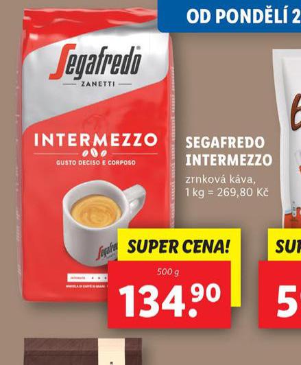 SEGAFREDO INTERMEZZO ZRNKOV KVA