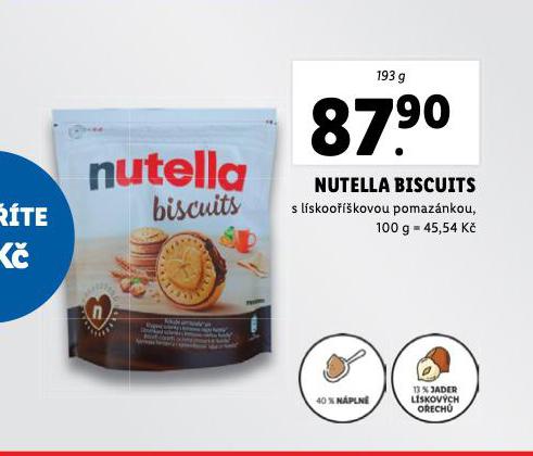 NUTELLA BISCUITS