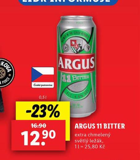 PIVO ARGUS 11 BITTER