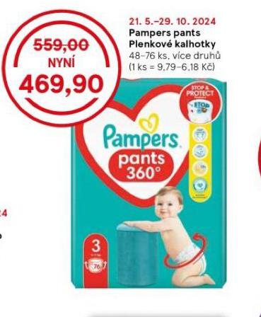 PAMPERS PLENKOV KALHOTKY