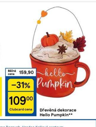 DEVN DEKORACE HELLO PUMPKIN