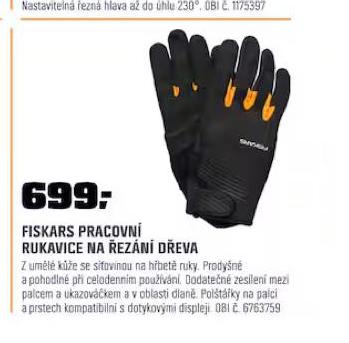 FISKARS PRACOVN RUKAVICE NA EZN DEVA