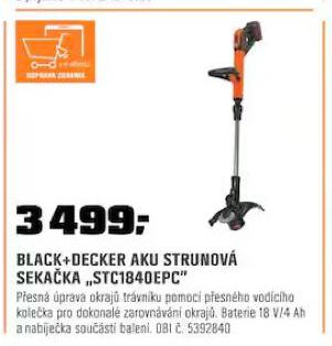 BLACK+DECKER AKU STRUNOV SEKAKA