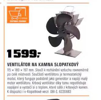 VENTILTOR NA KAMNA