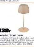 LED NABJEC STOLN LAMPA