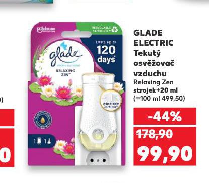 GLADE OLECTRIC TEKUT OSV̎OVA VZDUCHU