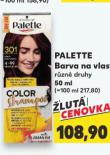 PALETTE BARVA NA VLASY