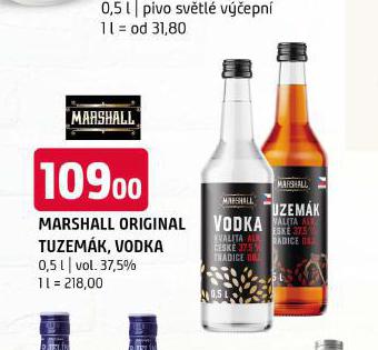 MARSHALL ORIGINAL TUZEMK, VODKA