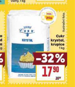 CUKR KRUPICE, KRYSTAL