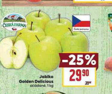 JABLKA GOLDEN DELICIOUS