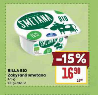 BILLA BIO ZAKYSAN SMETANA