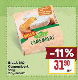 BILLA BIO CAMEMBERT