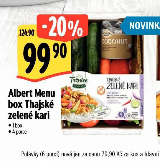 MENU BOX THAJSK ZELEN KARI