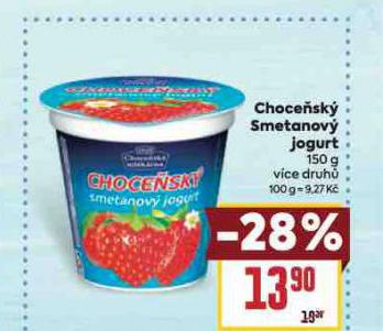 CHOCESK SMETANOV JOGURT