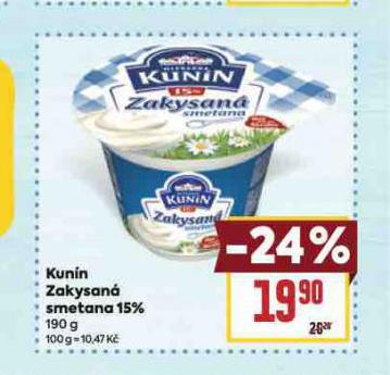 KUNN ZAKYSAN SMETANA 15%