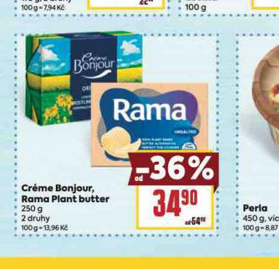 CRME BONJOUR, RAMA PLANT BUTTER