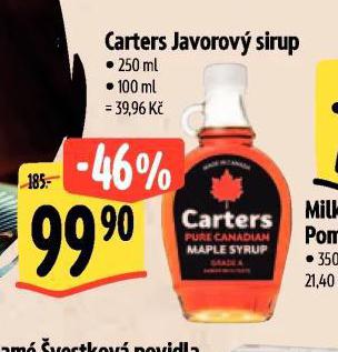 CARTERS JAVOROV SIRUP