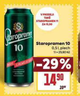 PIVO STAROPRAMEN 10