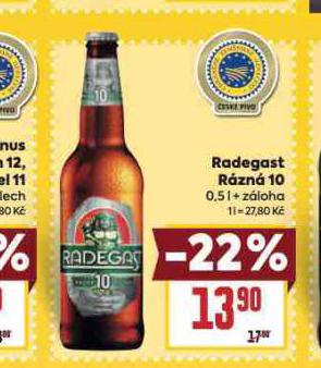 PIVO RADEGAST RZN 10