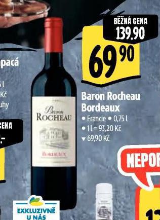 BARON ROCHEAU BORDEAUX