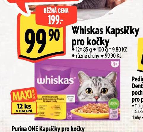 WHISKAS KAPSIKY PRO KOKY