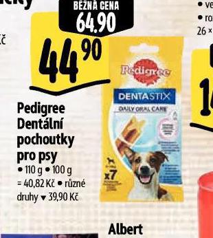 PEDIGREE DENTLN POCHOUTKY PRO PSY