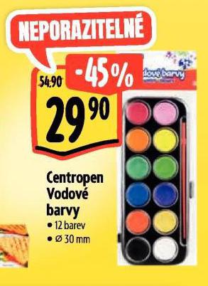 CENTROPEN VODOV BARVY