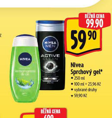 NIVEA SPRCHOV GEL